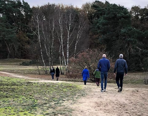 Wandeling tijdens Quaestus Top Executive Course